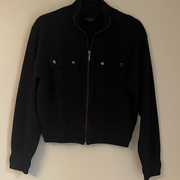 Halogen Navy Blue zipped cardigan, size medium - Picture 1 of 8
